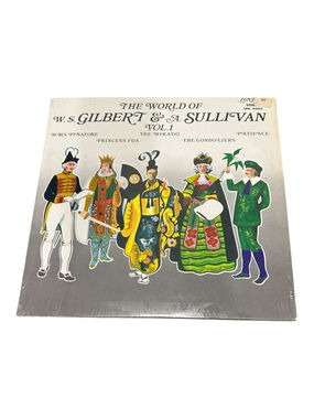 Vintage Gilbert & Sullivan Vinyl LP World Of Vol1 1970 London Opera Black Canada